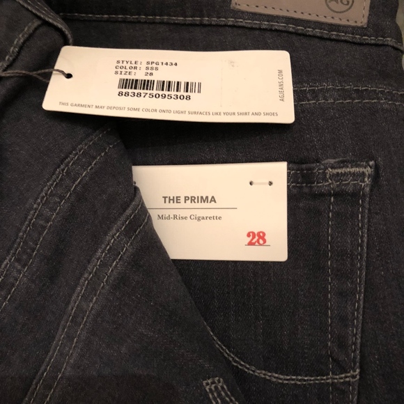 NWT AG THE PRIMA 4 YEARS EARL GREY JEANS - Picture 4 of 4